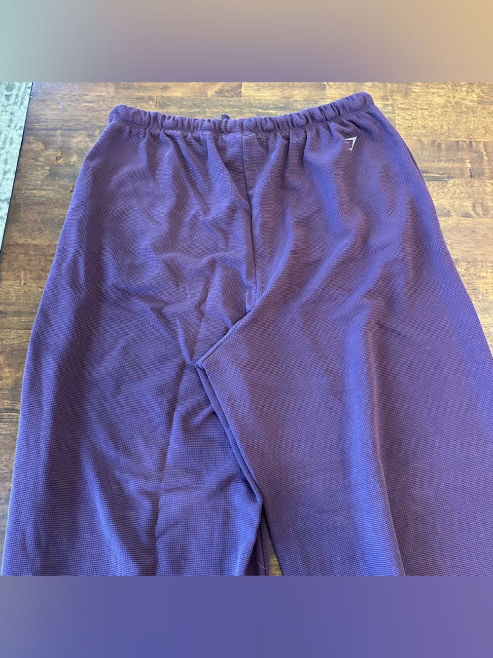 Gymshark Waffle Wide Leg Sweatpants - Picture 6 of 8